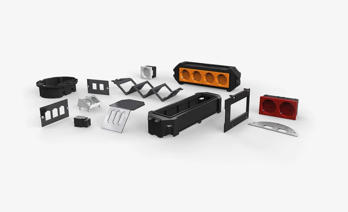 geräteeinbaukasten und installationsgeräte puk rowa moser